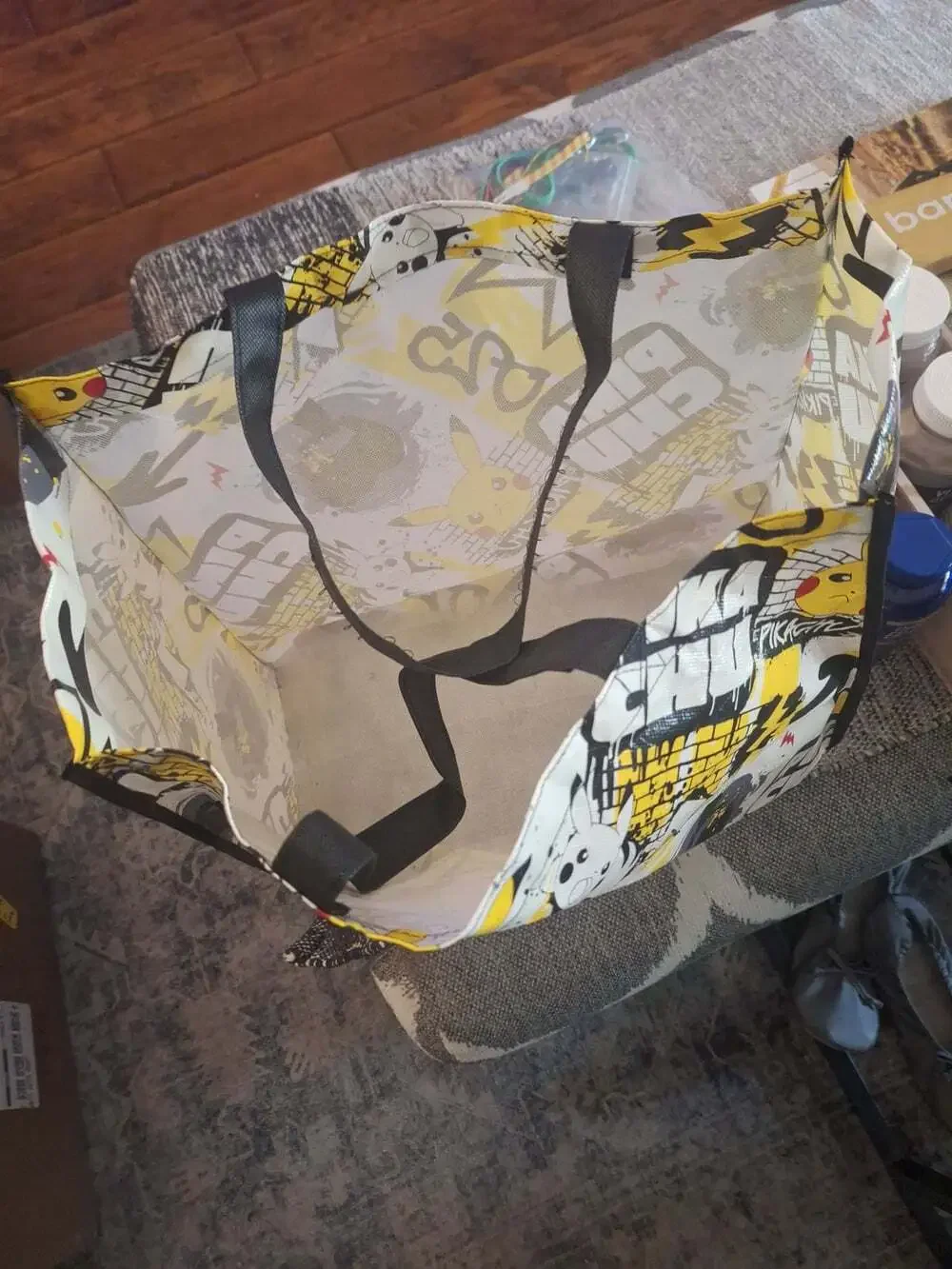 Nintendo Pokémon Pikachu 025 Reusable Tote Bag Graffiti Style